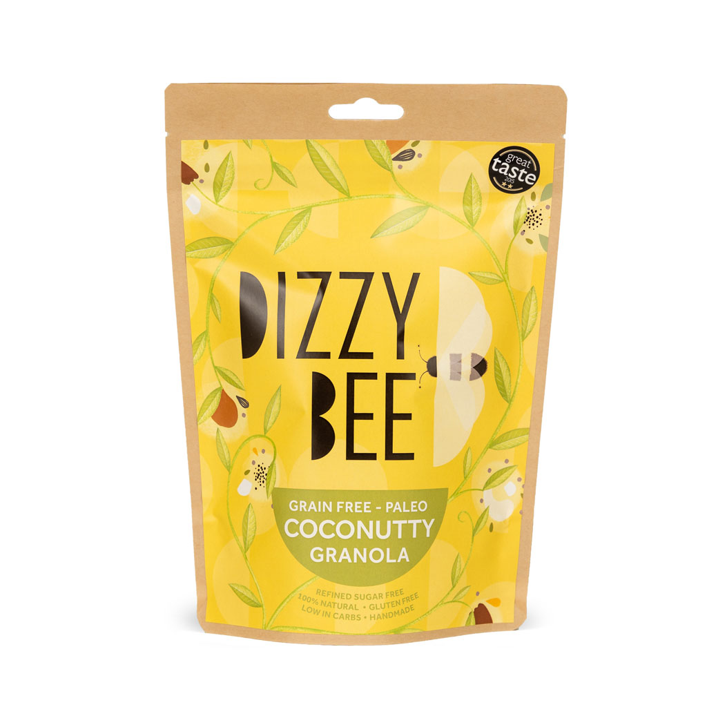 Dizzy Bee Grain Free Paleo Coconutty Granola